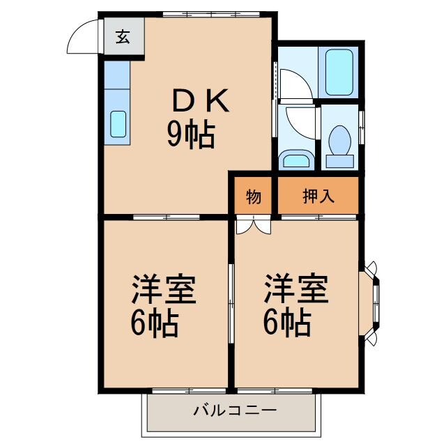 ロイヤルハイツの物件間取画像