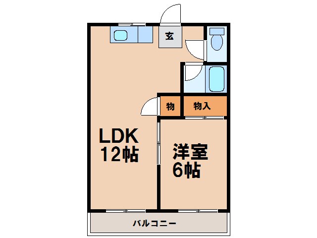 ラビットハウスの物件間取画像