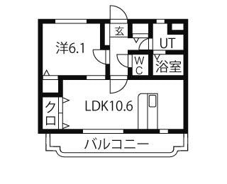 ユーミーリベルテの物件間取画像