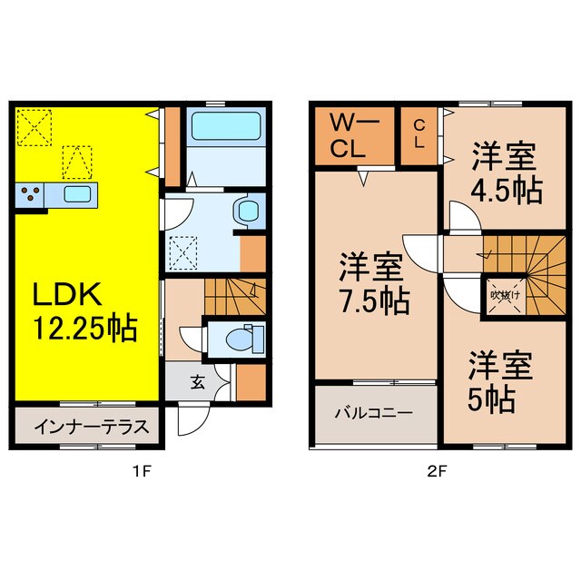 リーブルファイン小山駅東通りの物件間取画像