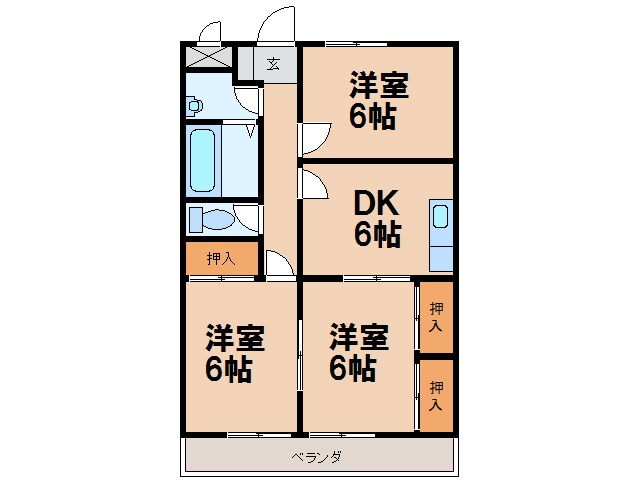 エスポアールの物件間取画像