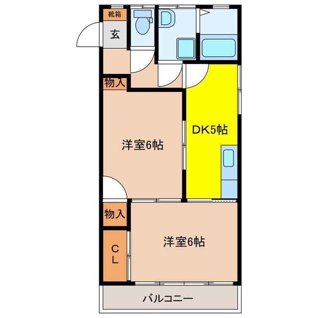 サンプレイスの物件間取画像