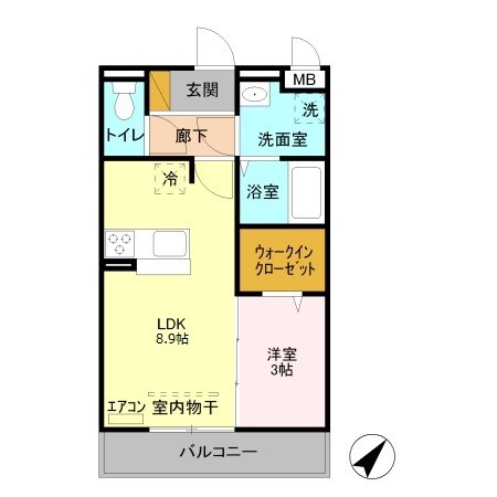ロイヤルビューの物件間取画像