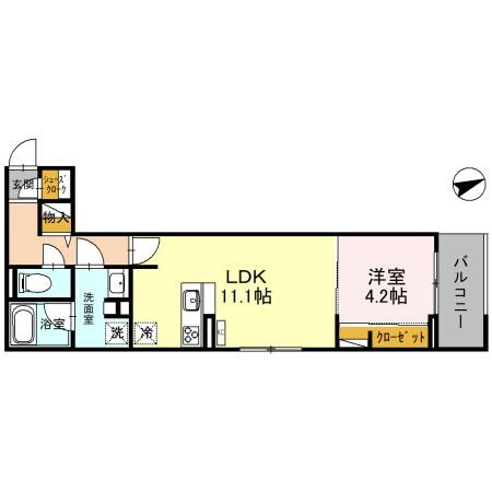 D-CACTUSの物件間取画像