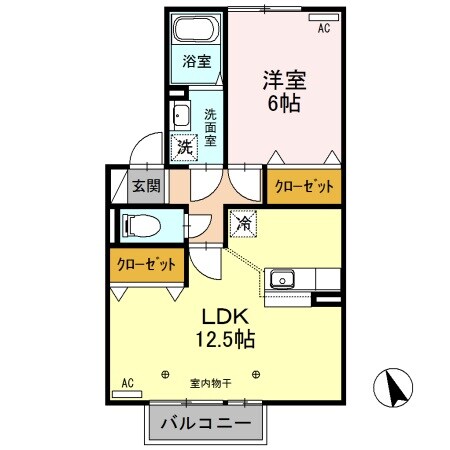 パレット Ｅの物件間取画像