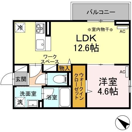 ＶＩＳＴＡの物件間取画像