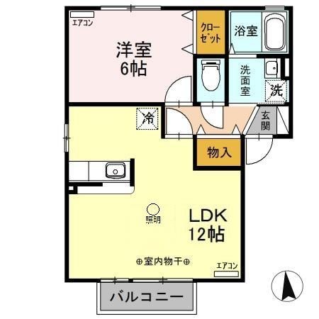 プラザハイツ Ａの物件間取画像