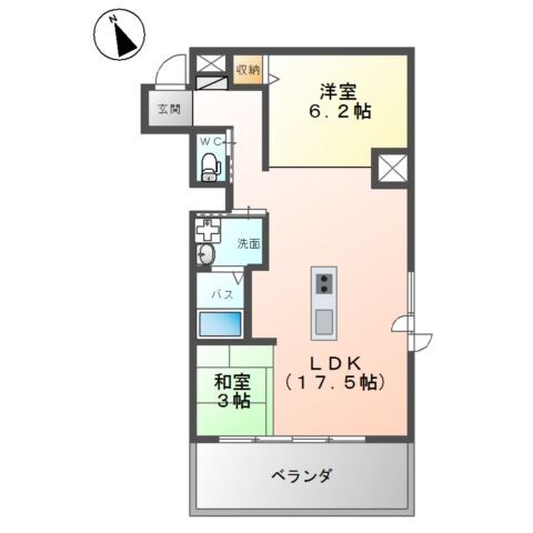 イマイエ・アーバンコネクションの物件間取画像