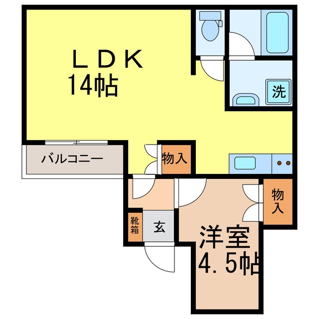 M-Ⅲの物件間取画像