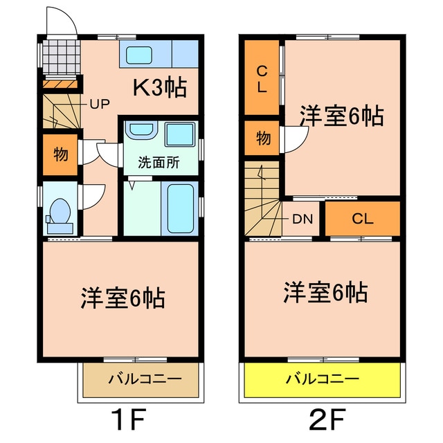 メゾンドアーサⅥの物件間取画像