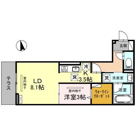 D-noirの物件間取画像