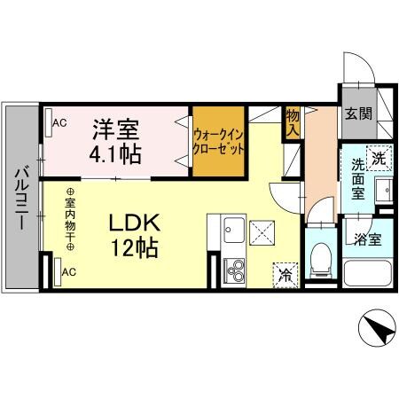 ＶＩＳＴＡの物件間取画像