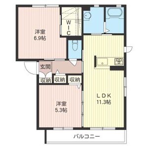 ピコロモンドⅠの物件間取画像