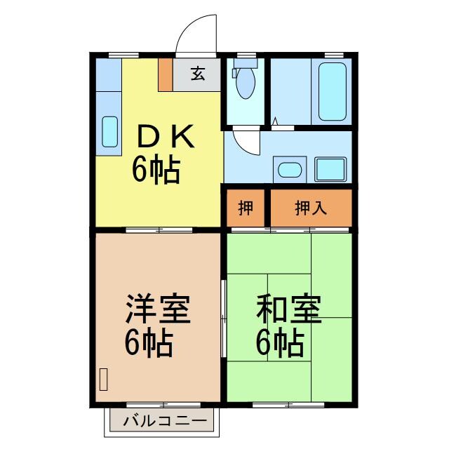 ウィングコーポラスⅠの物件間取画像