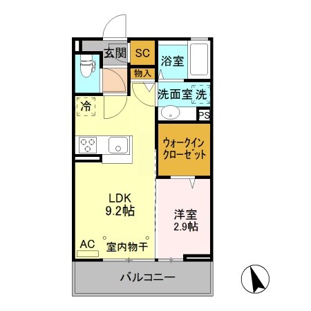 ピーノ・ヴィオラ 住居の物件間取画像