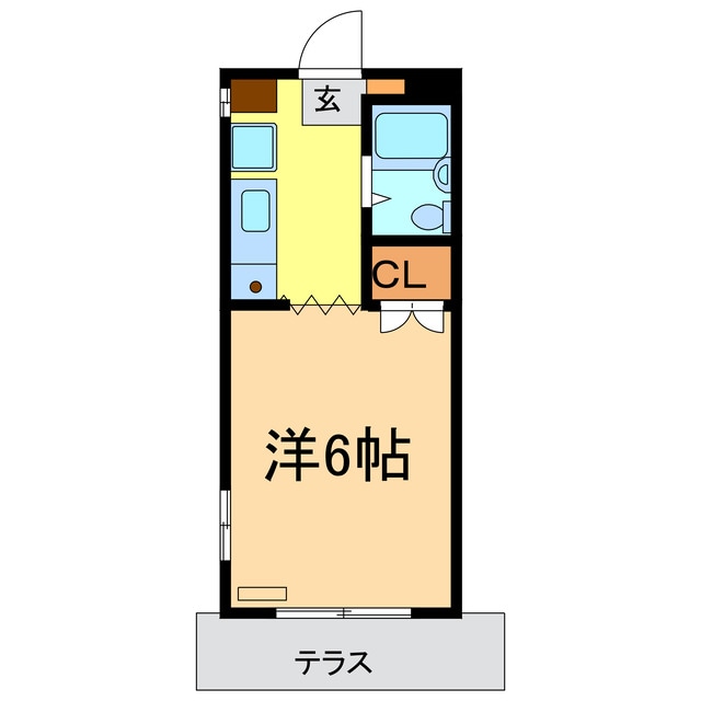 モンパレス小山第一2号棟の物件間取画像