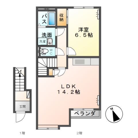 ブレス・コートの物件間取画像