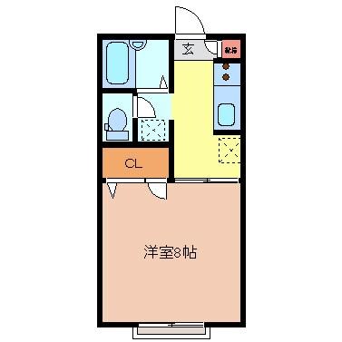 サンハイツⅢの物件間取画像