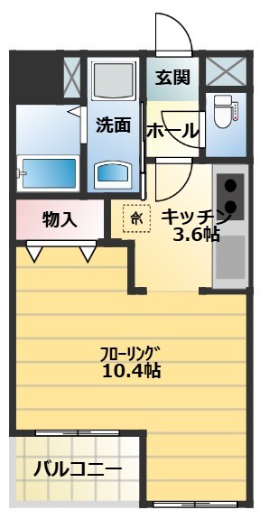 ルネッサンス犬塚の物件間取画像