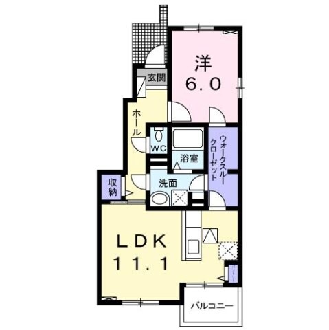 アルタイルⅢの物件間取画像
