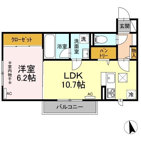 ロージーの物件間取画像