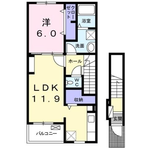 デーアⅡの物件間取画像