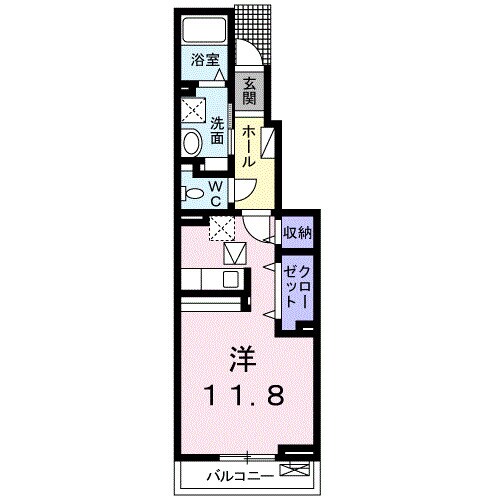 ラスターポイントⅥの物件間取画像