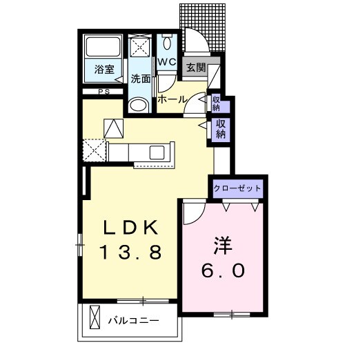 ベル・オーシャン　Ｓ棟の物件間取画像