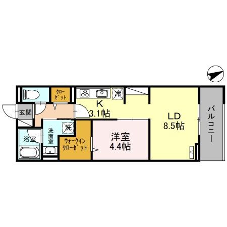 D-CACTUSの物件間取画像