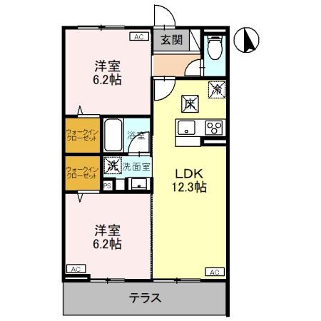 CLASSEUM元今泉の物件間取画像