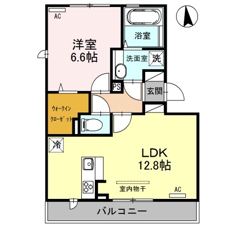 サザンヒルズ Ｂの物件間取画像