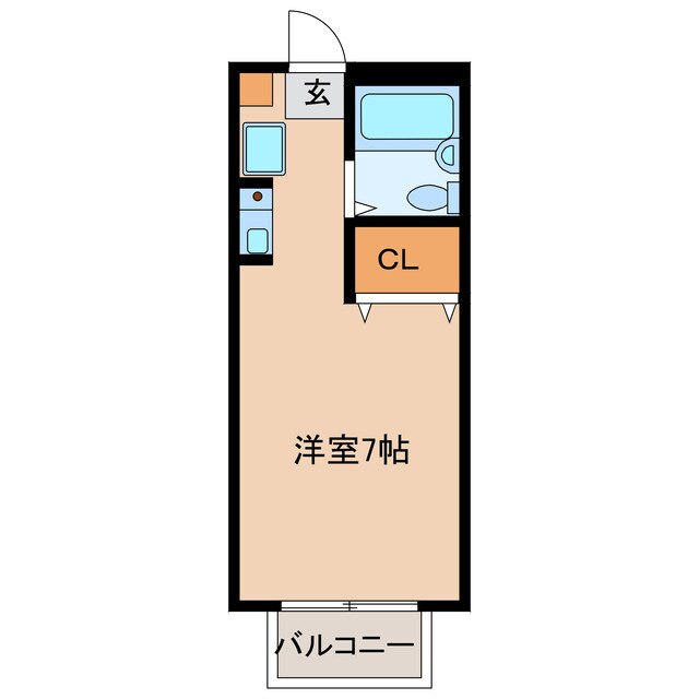 コーポ里美Ⅲの物件間取画像