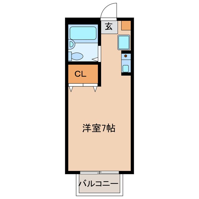 コーポ里美Ⅲの物件間取画像