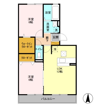 メゾンド城東の物件間取画像