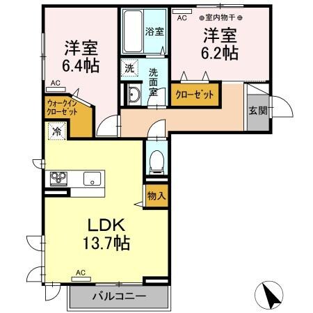 ヴィオラの物件間取画像