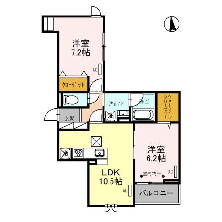 Presso-Uの物件間取画像