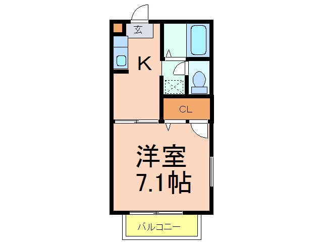 プロバンスBの物件間取画像