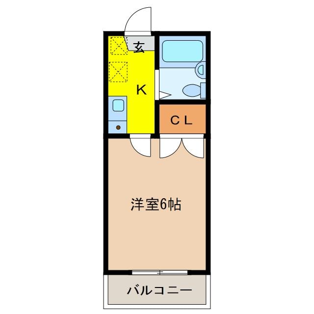 メゾンドシャトンの物件間取画像