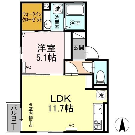 ボーディ醍函の物件間取画像