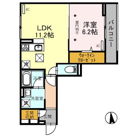 Presso-Uの物件間取画像