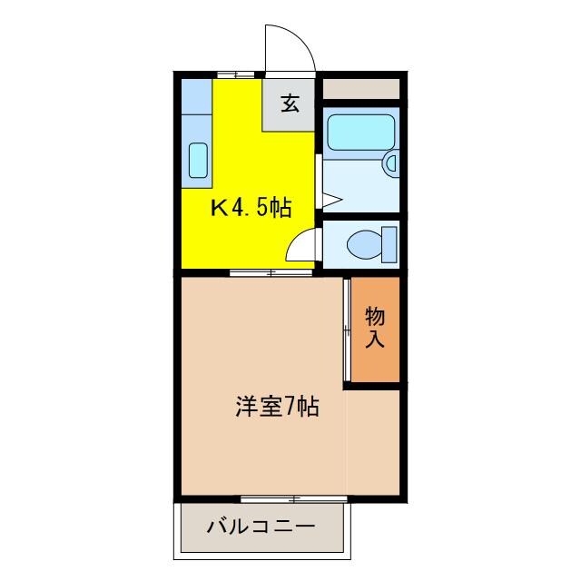サンシティ岡本の物件間取画像
