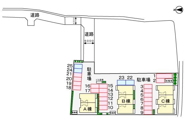 フォンモンターニュⅡＣの物件外観写真