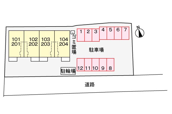 ジュネス　ガーデンの物件外観写真