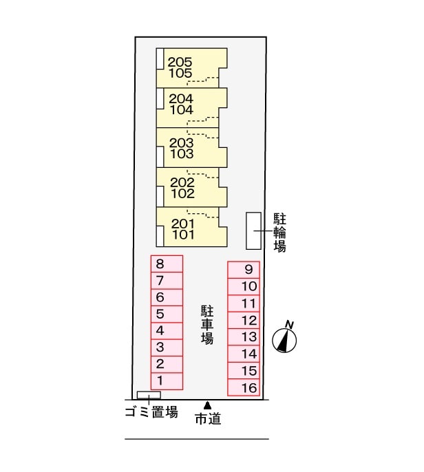 フェリーチェ上林の物件外観写真