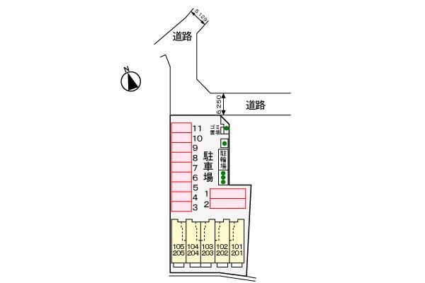 キャッツコート鶴市の物件外観写真