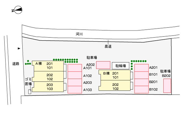 サニーサイド　ハウス　森　Ａの物件外観写真