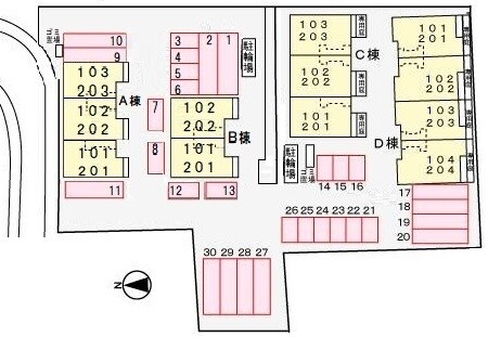 スワン　ＫＩＴＡＭＵＲＡ　Ｃの物件外観写真