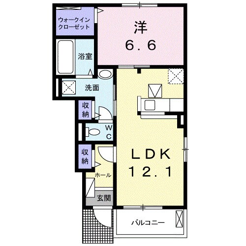 オプスＳＡＮＪＹＯ　Ⅱの物件間取画像