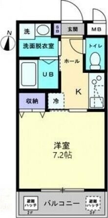 Ｌａｖｉｔａ扇町の物件間取画像