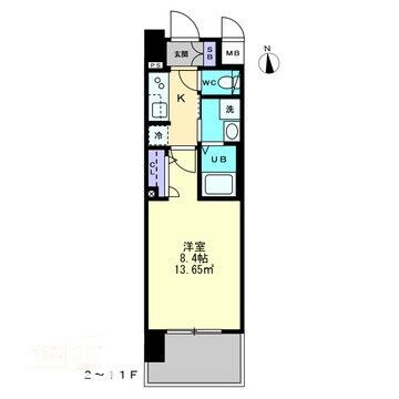 S-RESIDENCE中央町alectraの物件間取画像